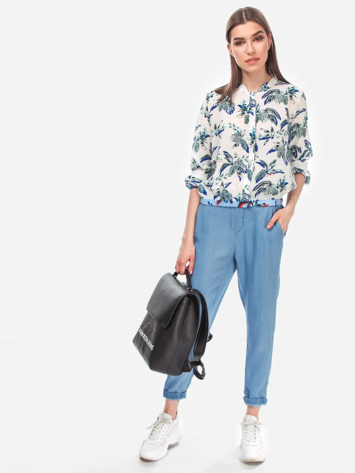 Джинсы mom fit женские