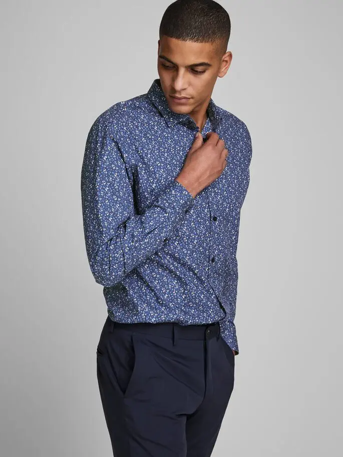 Рубашка Slim fit мужская