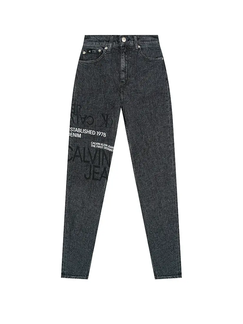 Джинсы mom fit женские