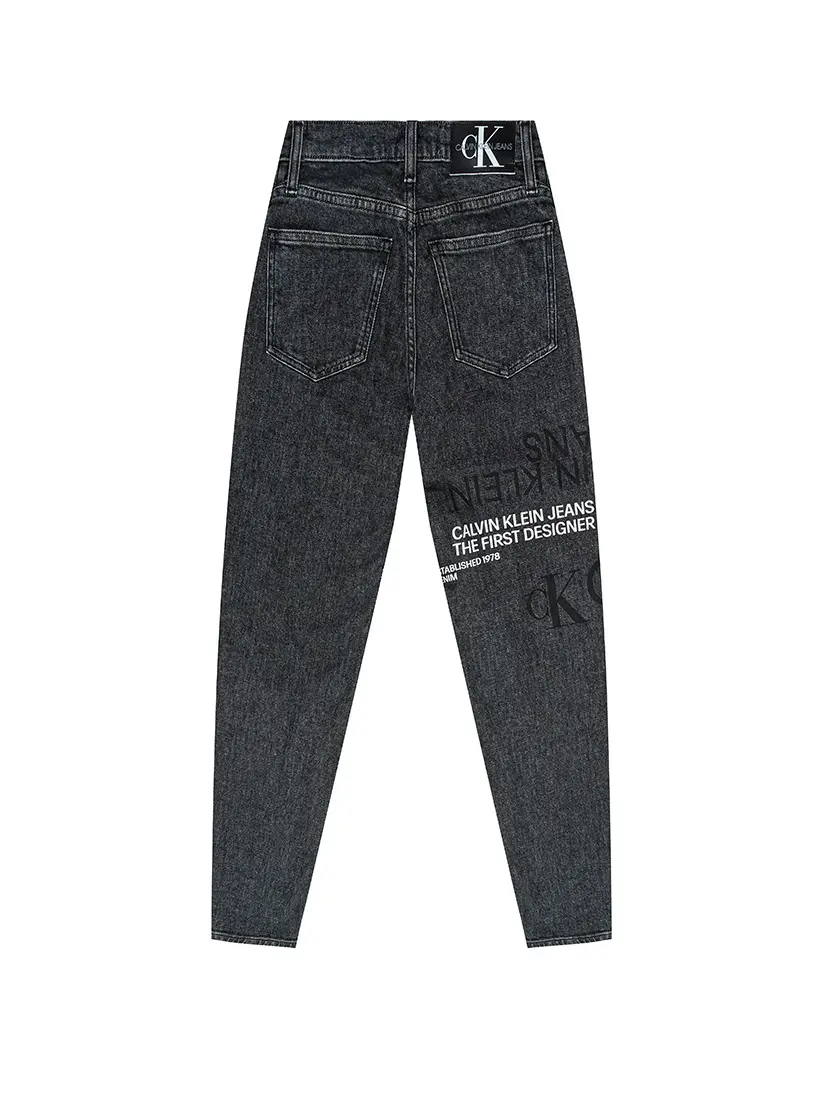 Джинсы mom fit женские