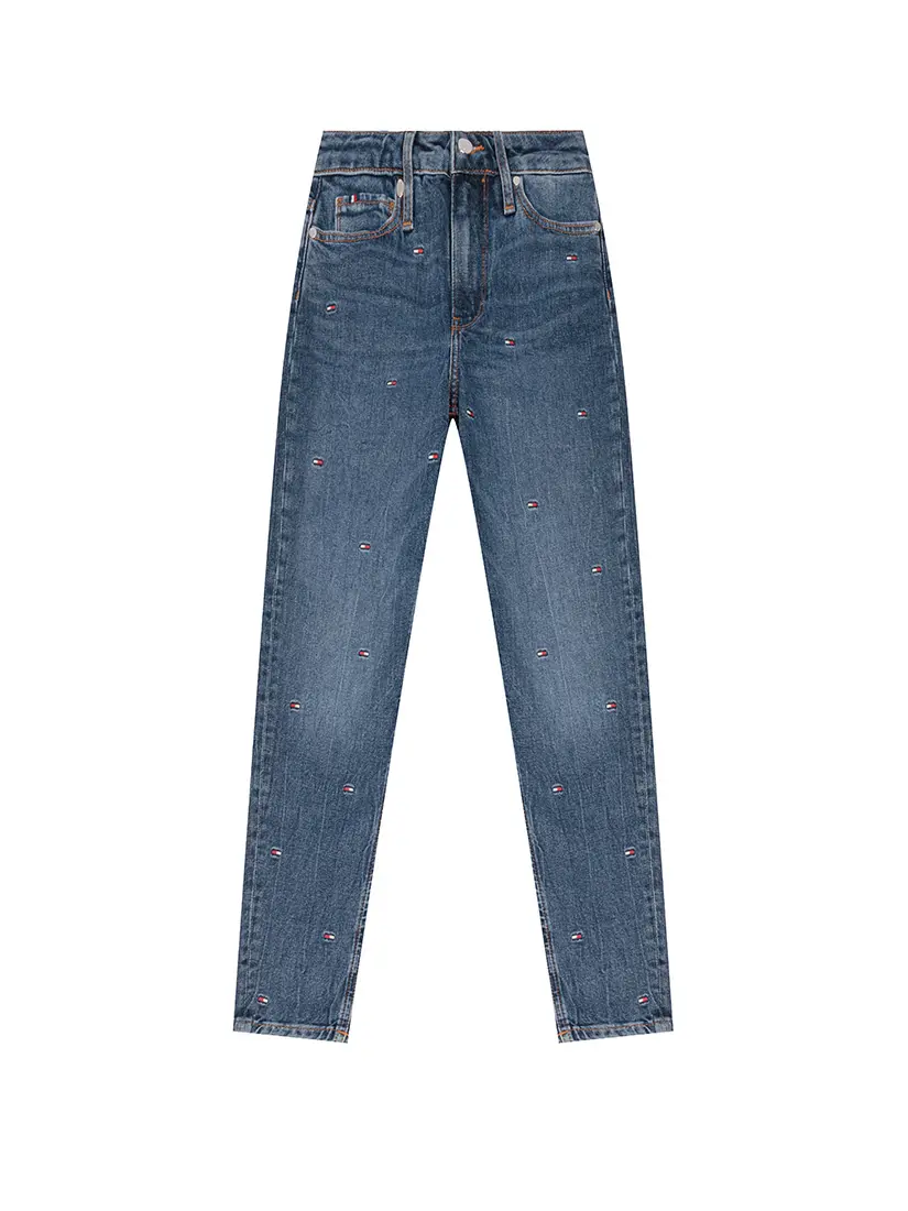 Джинсы mom fit женские