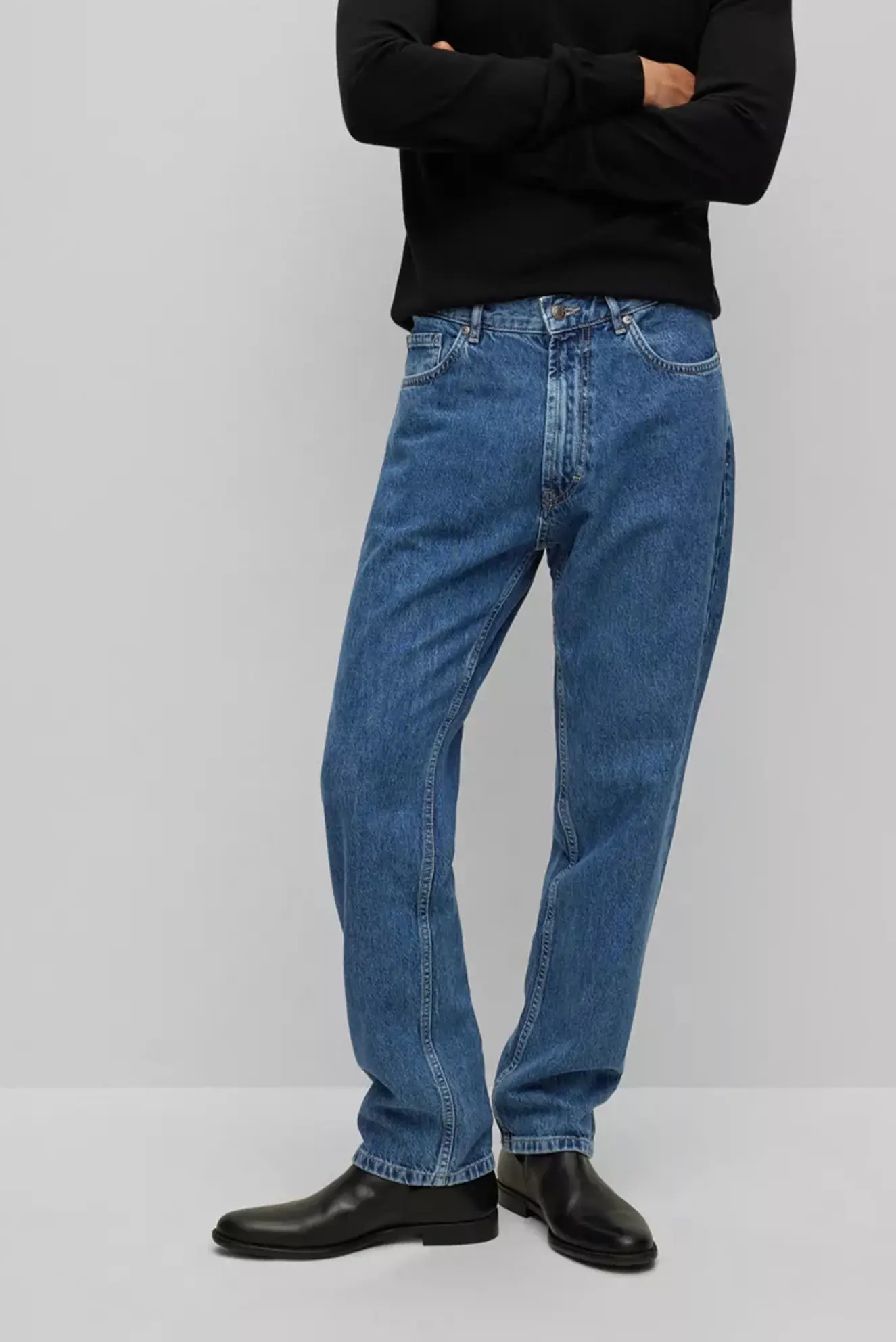 Джинсы прямые мужские