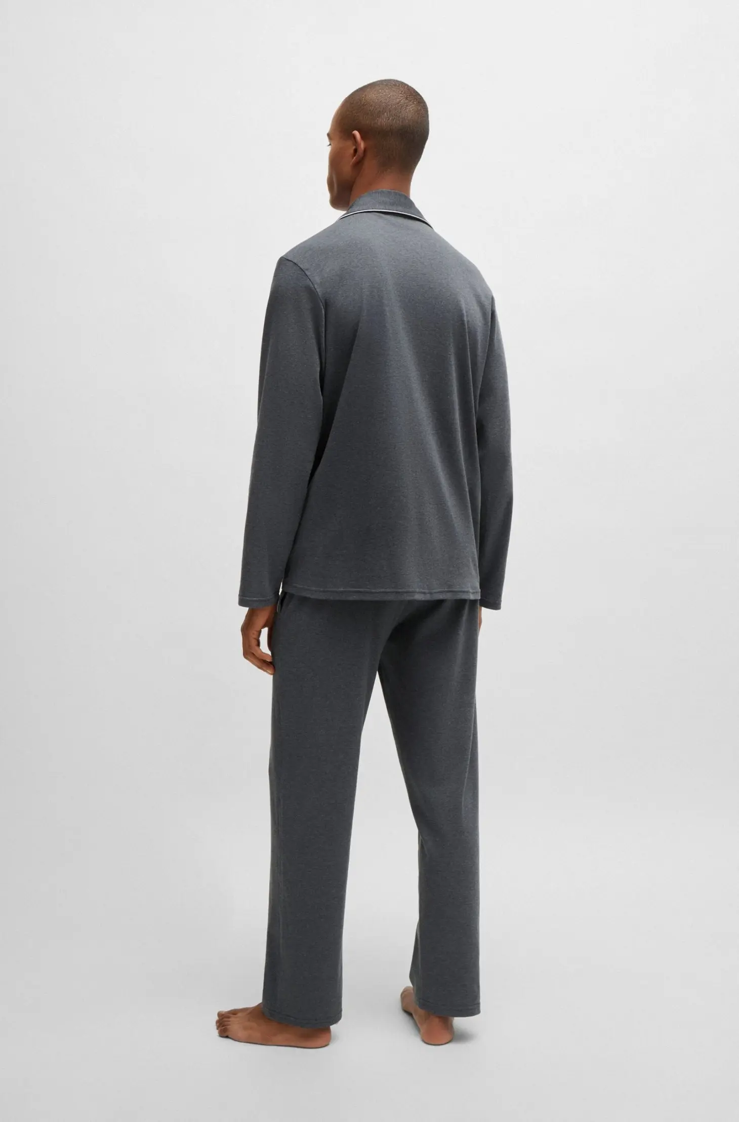 Пижама с длинным рукавом мужская