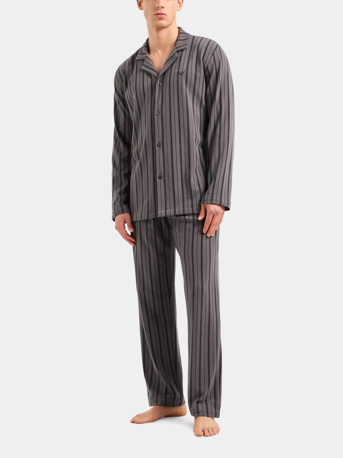 Пижама с длинным рукавом мужская